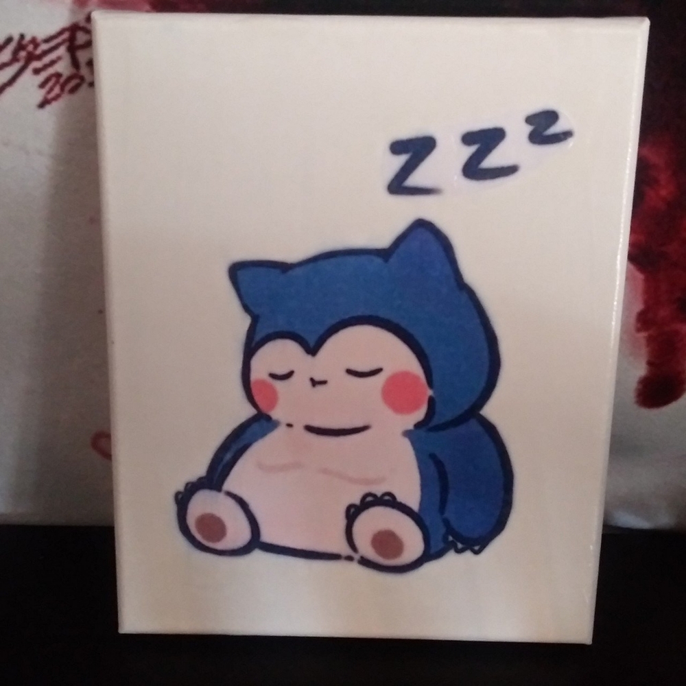Snorlax from Pokemon Canvas Art